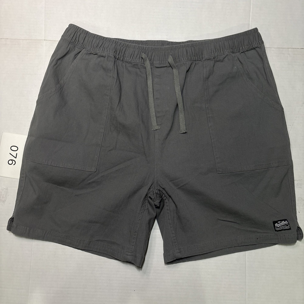 Benny Gold Mens Gray Drawstring Shorts Elastic Waist Style Streetwear Size-XL
